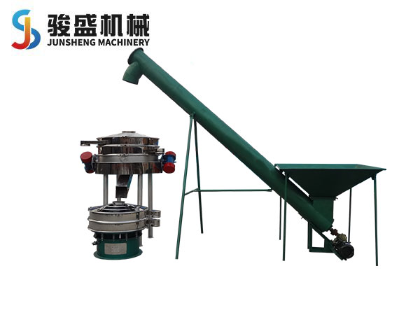 螺旋給料機直排篩旋振篩組合